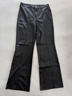 Wild Fable Women's Black Faux Leather Pants Size 10